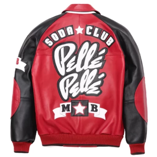 Soda Club Red Leather Jacket | Store